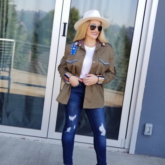 EYE CATCHER Embellished Jacket - Picture 1 of 15